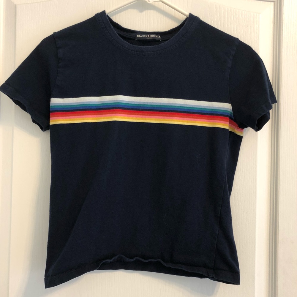 Rainbow Brandy Melville Tee